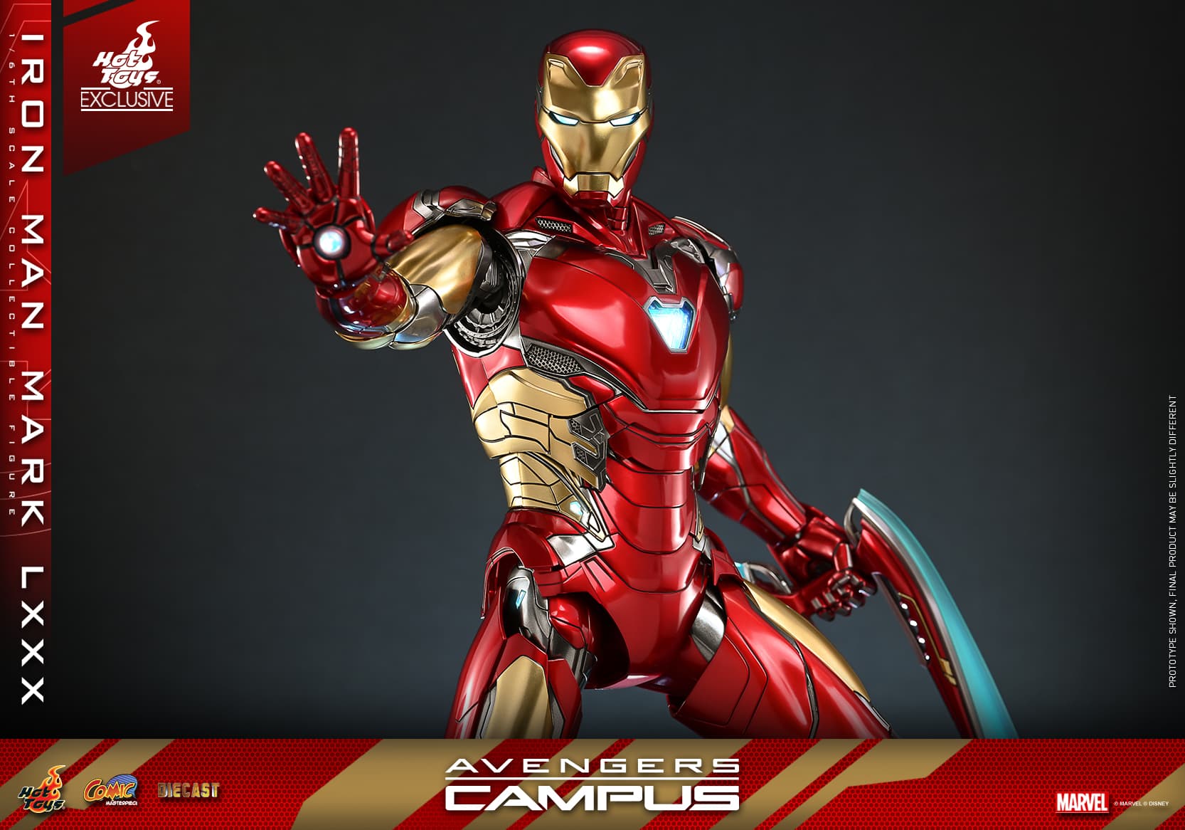 the Avengers Theme Park Iron Man Mark 80 alloy collectible figure