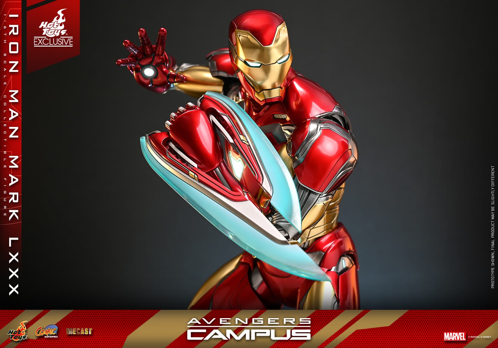 the Avengers Theme Park Iron Man Mark 80 alloy collectible figure — image 2