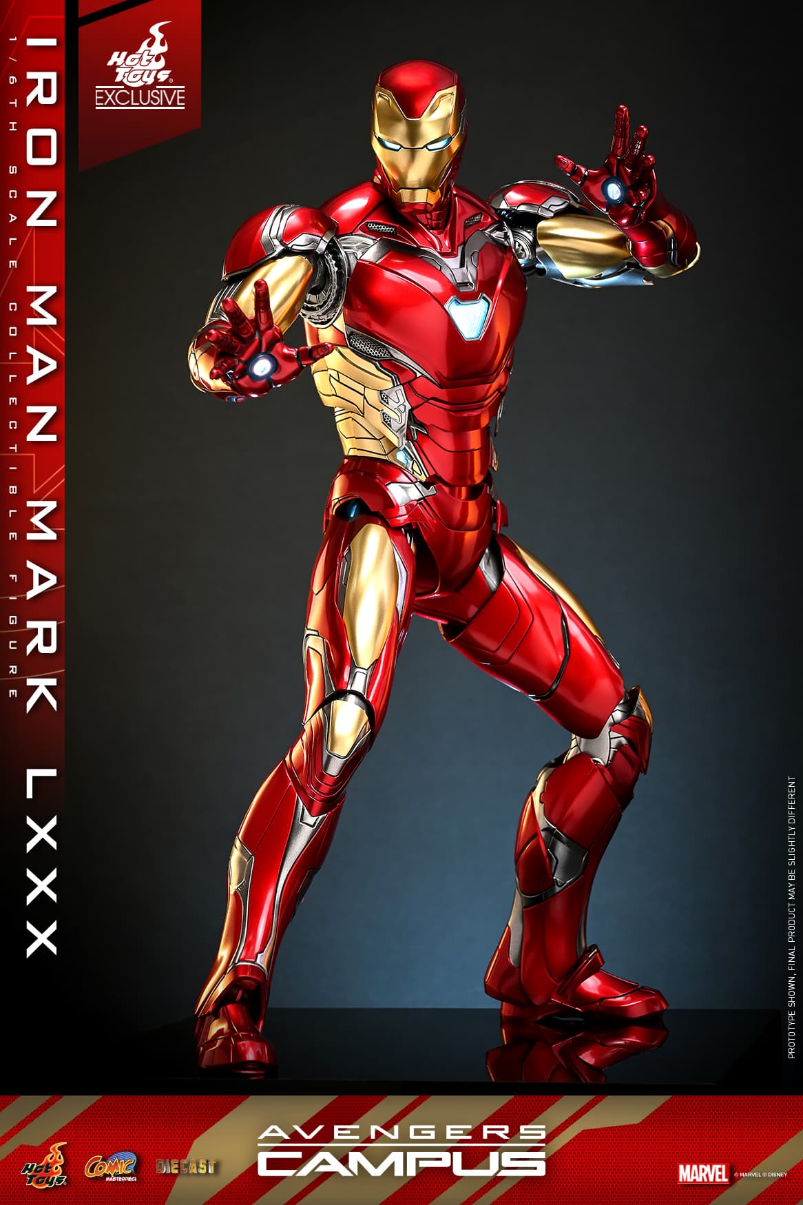 the Avengers Theme Park Iron Man Mark 80 alloy collectible figure — image 6