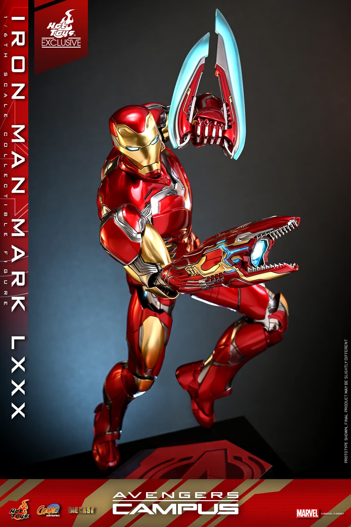 the Avengers Theme Park Iron Man Mark 80 alloy collectible figure — image 7