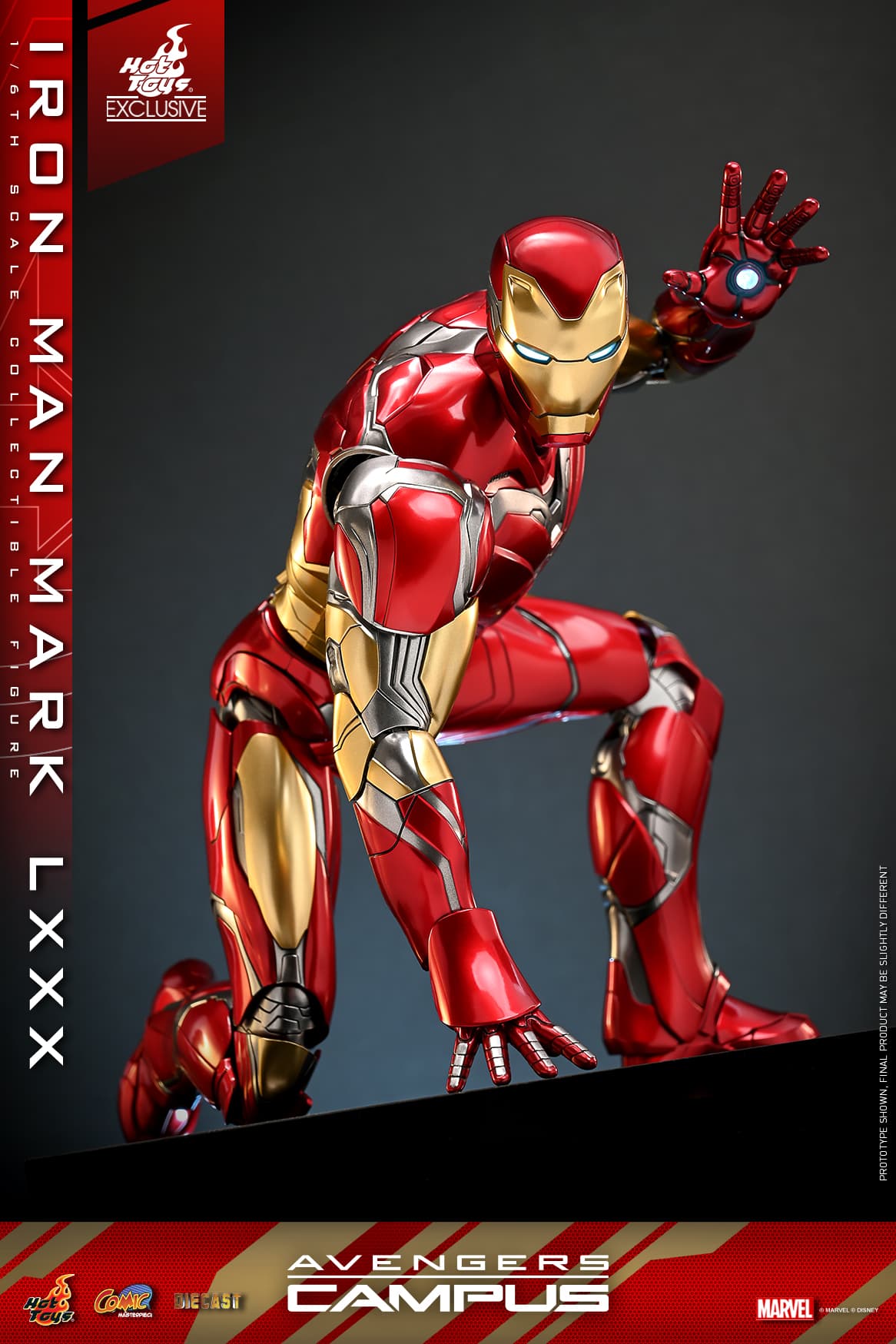 the Avengers Theme Park Iron Man Mark 80 alloy collectible figure — image 8