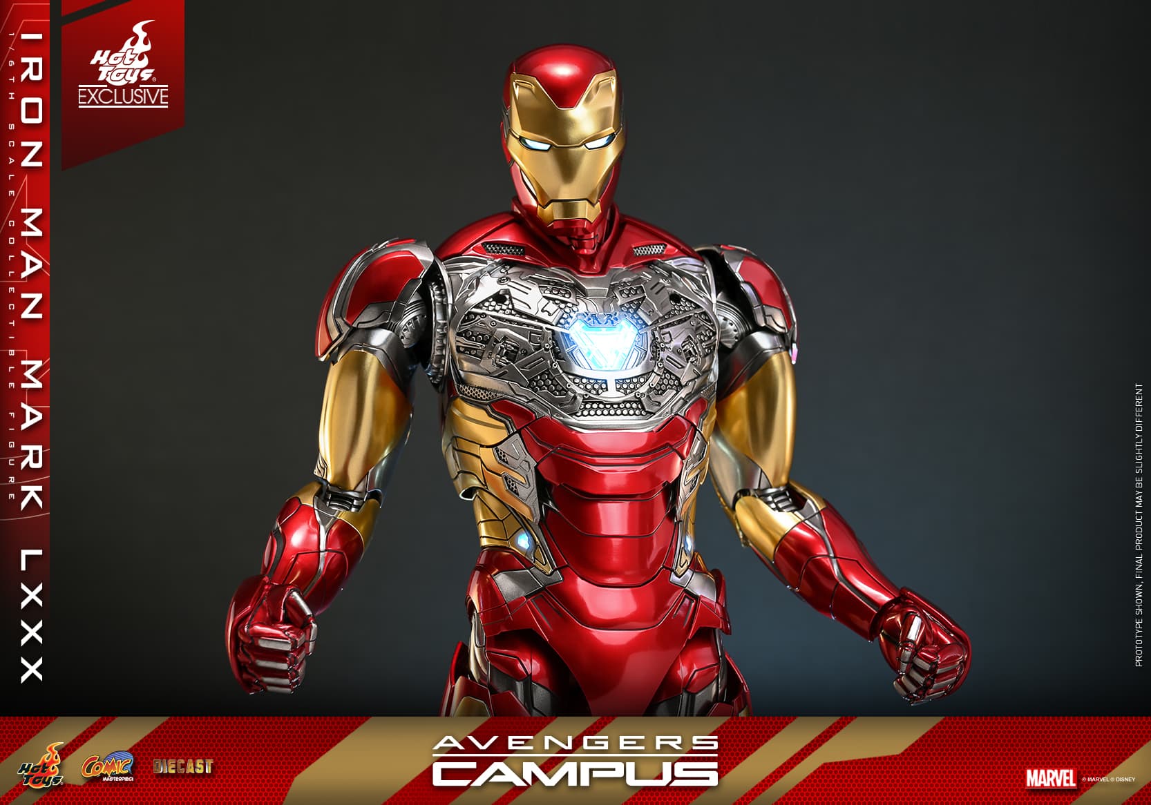 the Avengers Theme Park Iron Man Mark 80 alloy collectible figure — image 9
