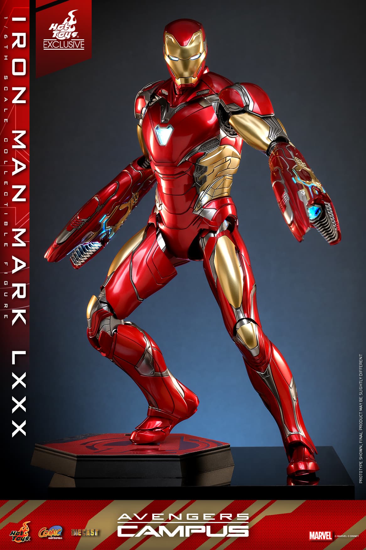 the Avengers Theme Park Iron Man Mark 80 alloy collectible figure — image 10