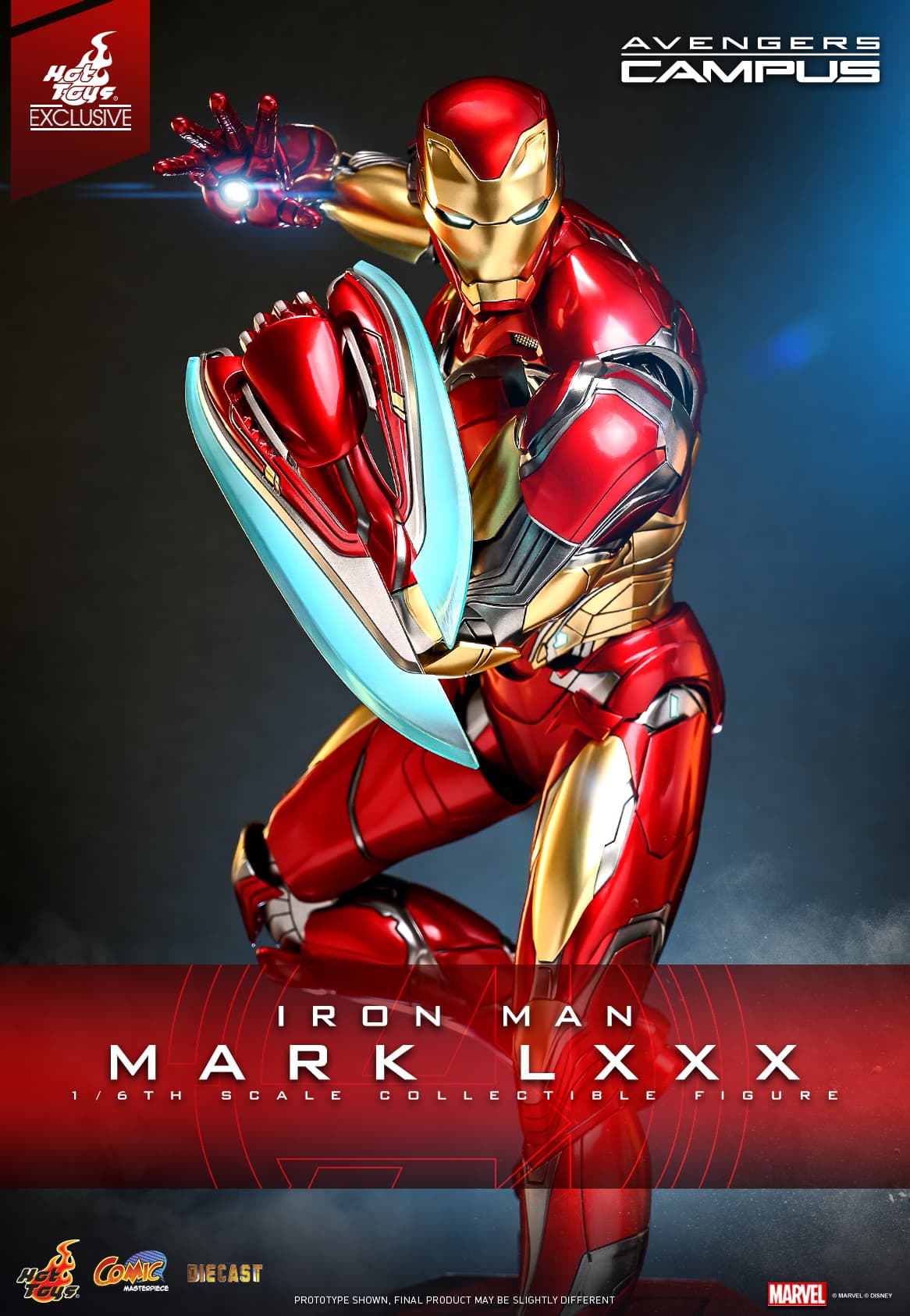 the Avengers Theme Park Iron Man Mark 80 alloy collectible figure — image 11
