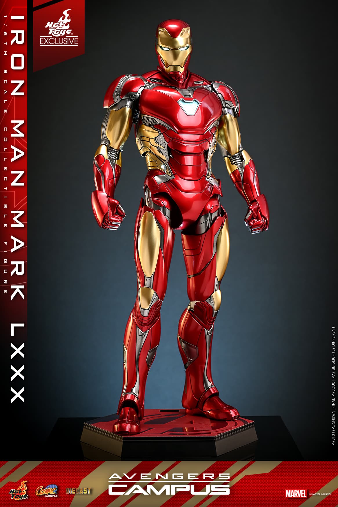 the Avengers Theme Park Iron Man Mark 80 alloy collectible figure — image 12