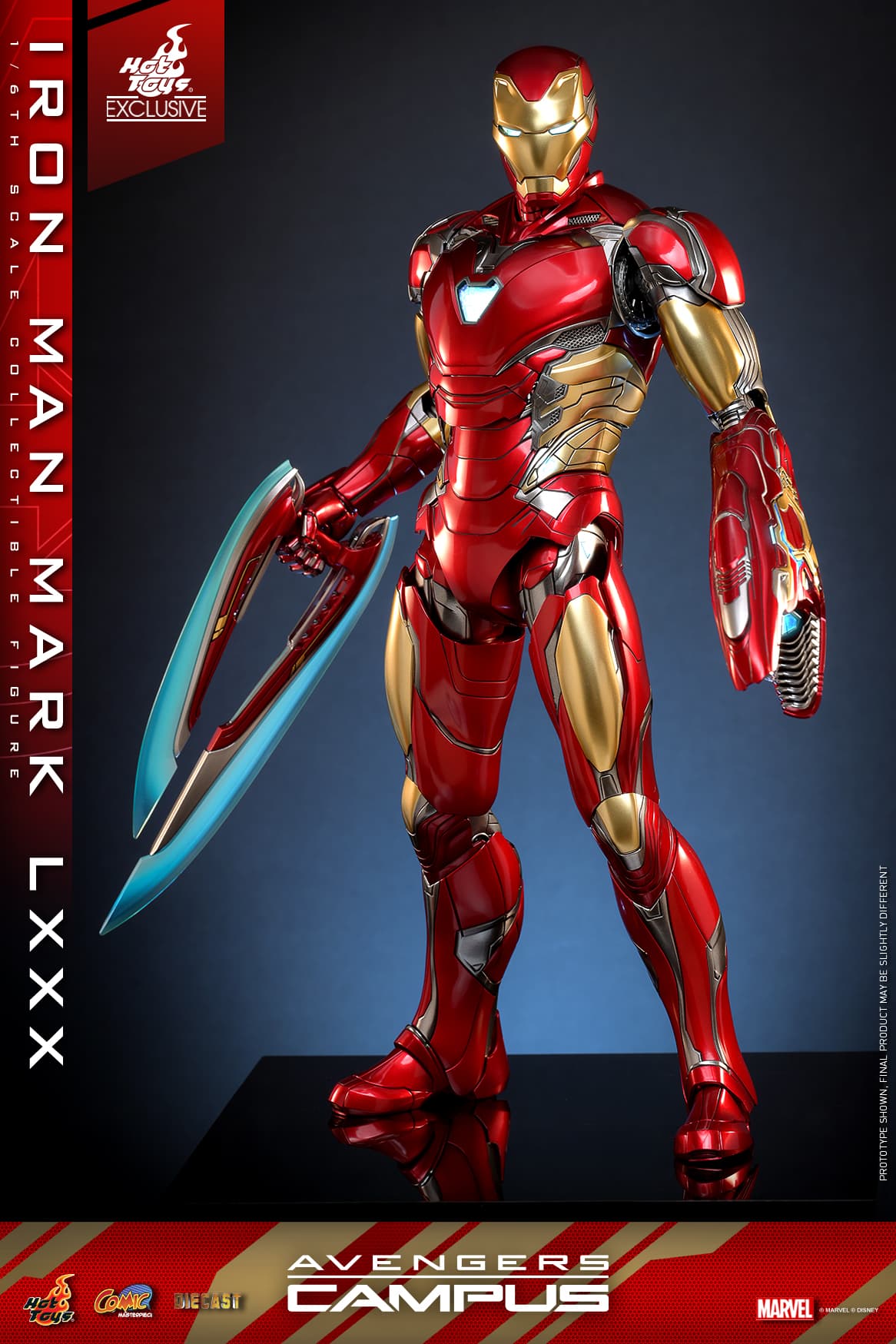 the Avengers Theme Park Iron Man Mark 80 alloy collectible figure — image 13
