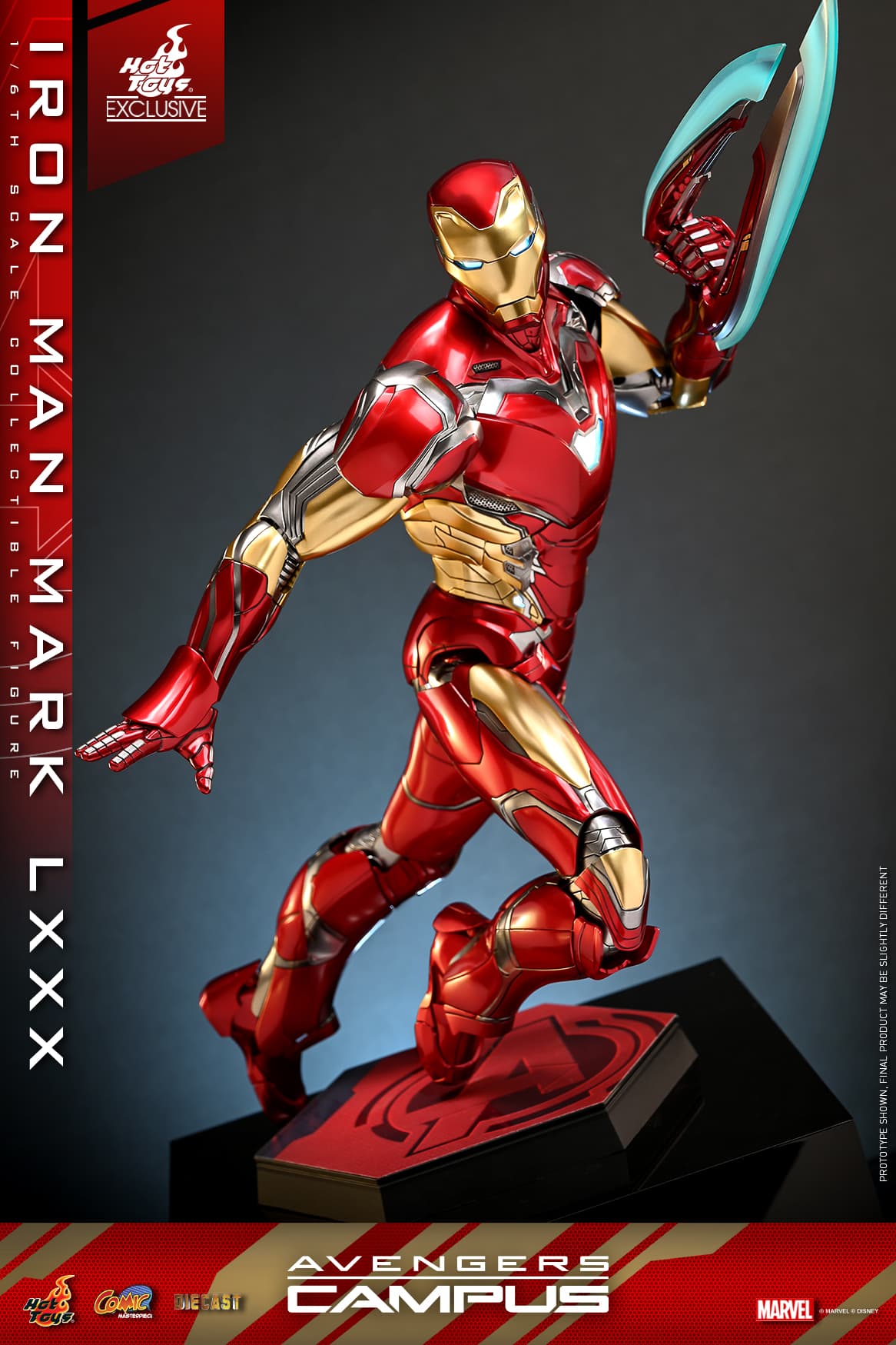 the Avengers Theme Park Iron Man Mark 80 alloy collectible figure — image 14