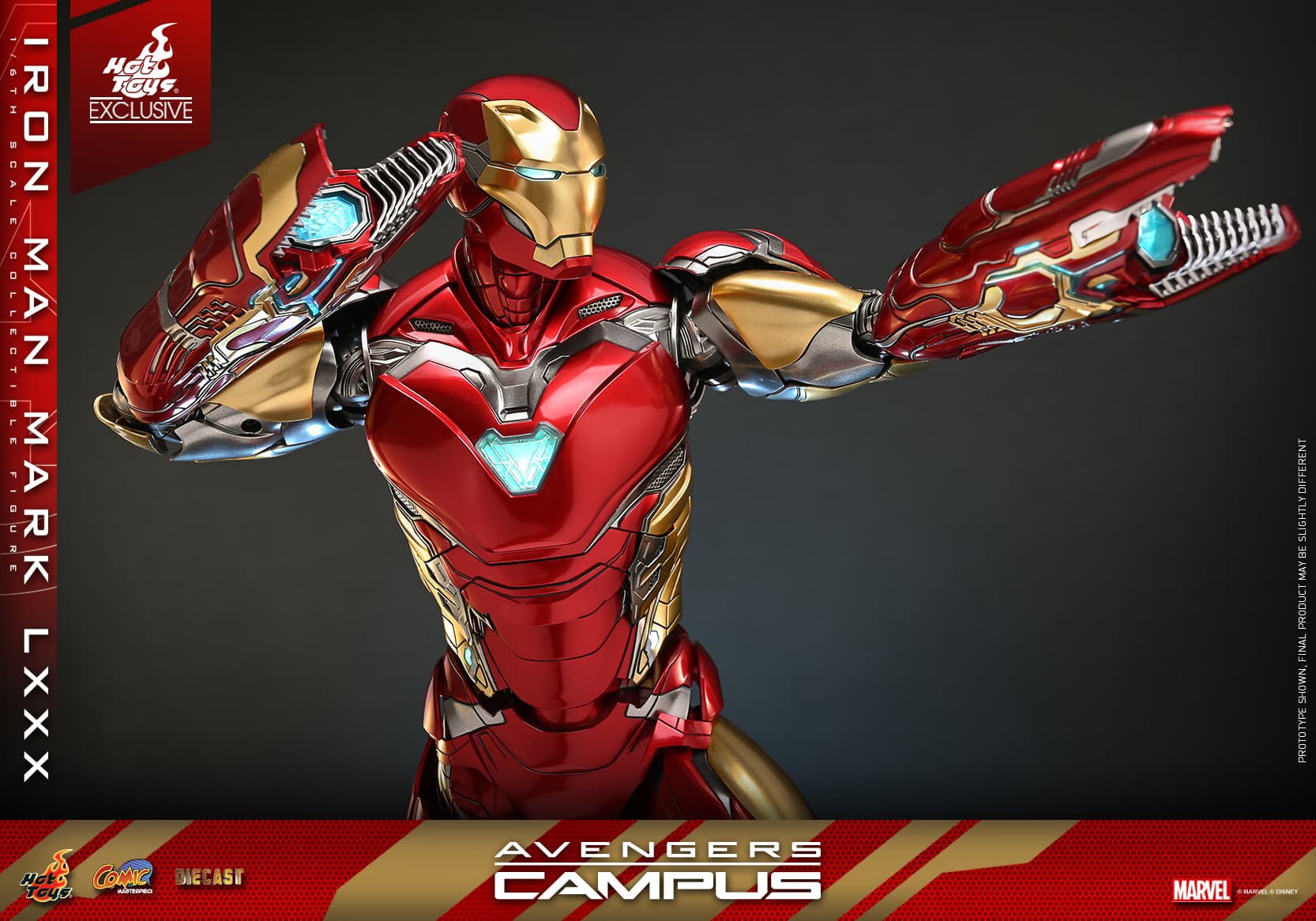 the Avengers Theme Park Iron Man Mark 80 alloy collectible figure — image 15