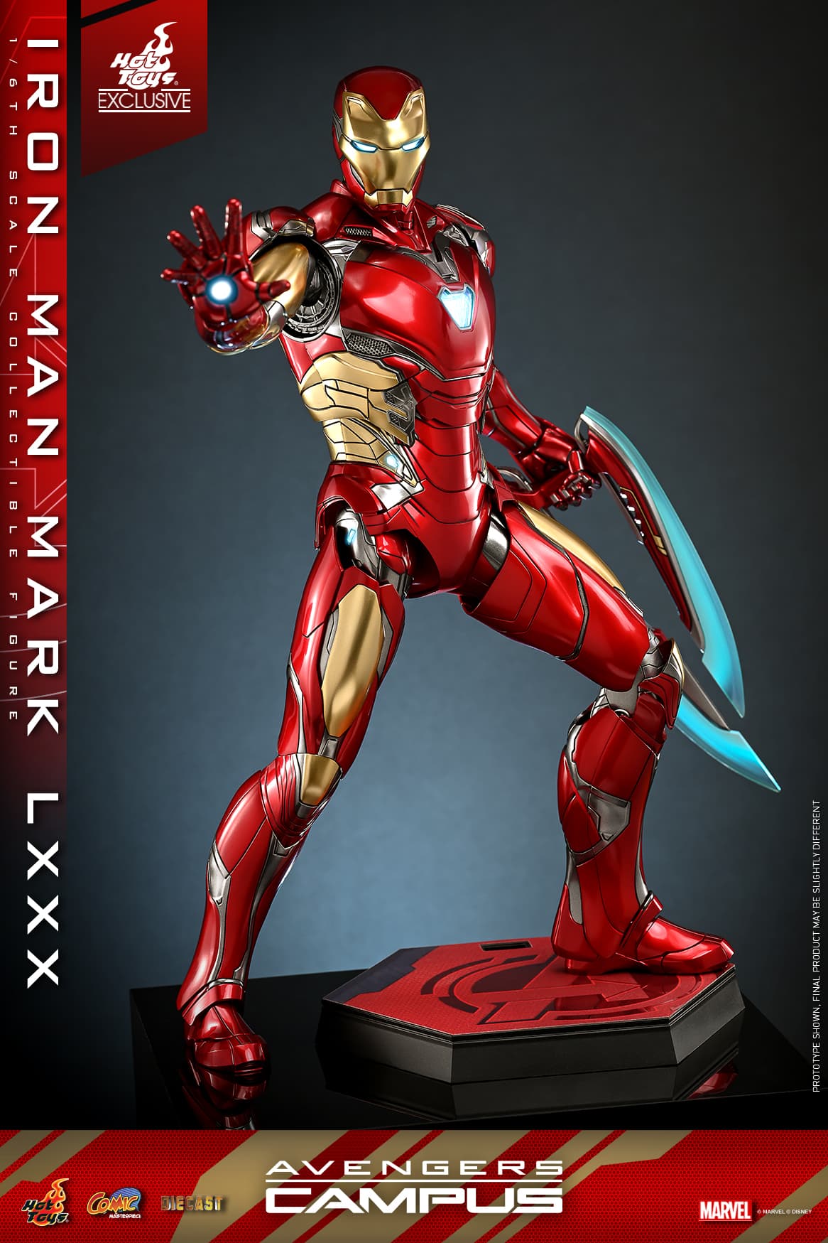 the Avengers Theme Park Iron Man Mark 80 alloy collectible figure — image 16