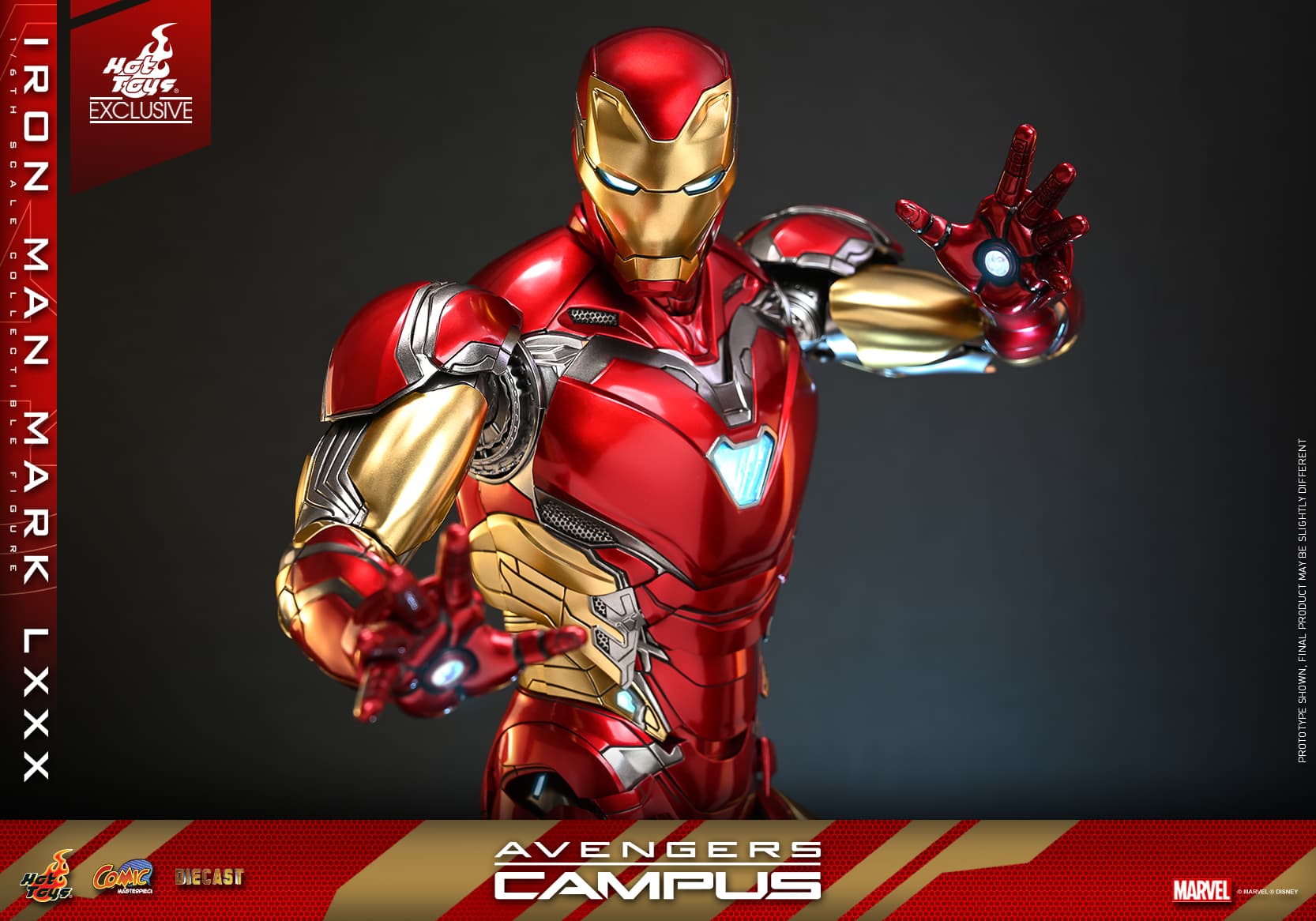 the Avengers Theme Park Iron Man Mark 80 alloy collectible figure — image 17